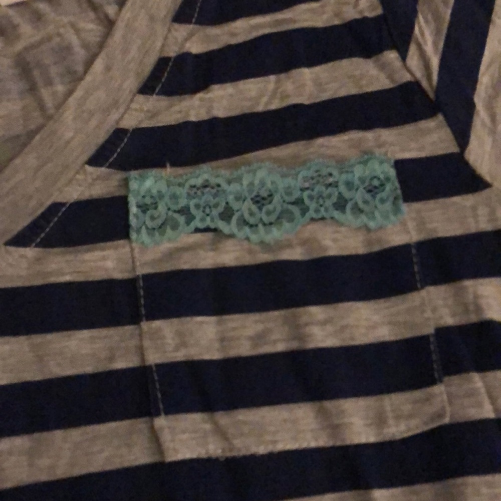 Striped Lacey tunic
